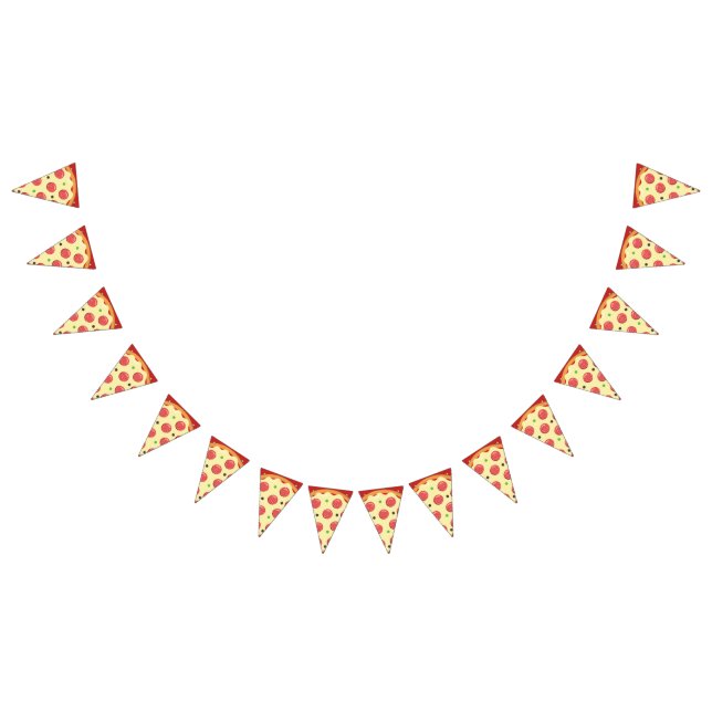 Pepperoni Pizza Party Bunting (All)