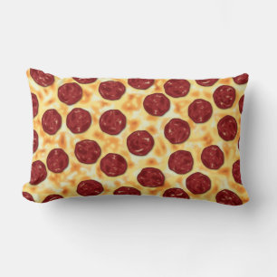 Pepperoni Pizza Pattern Lumbar Cushion