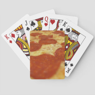 pepperoni pizza playing cards