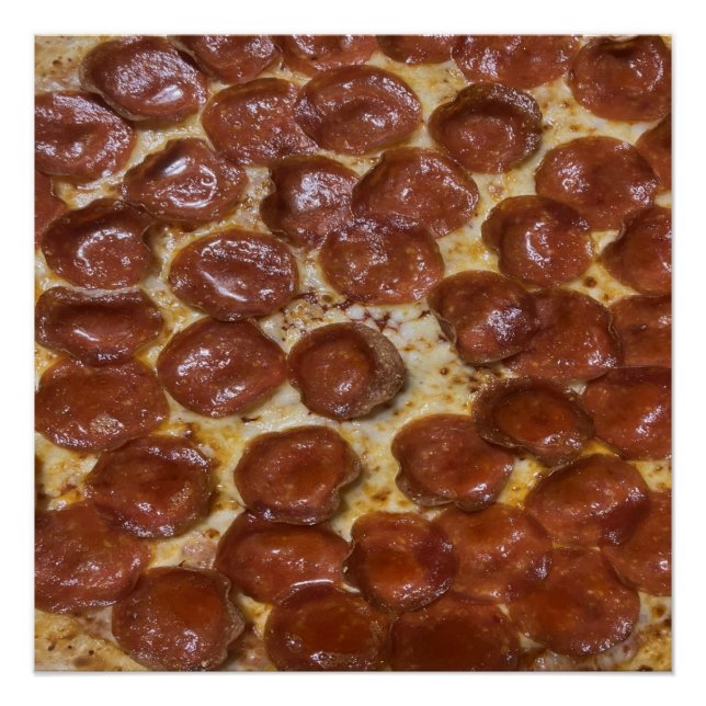 Pepperoni Pizza Poster (Front)