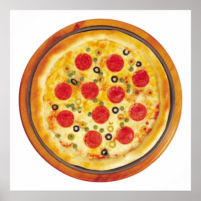 Pepperoni Pizza Poster (Front)