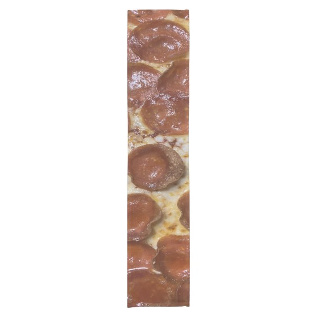 Pepperoni Pizza Short Table Runner (Front)