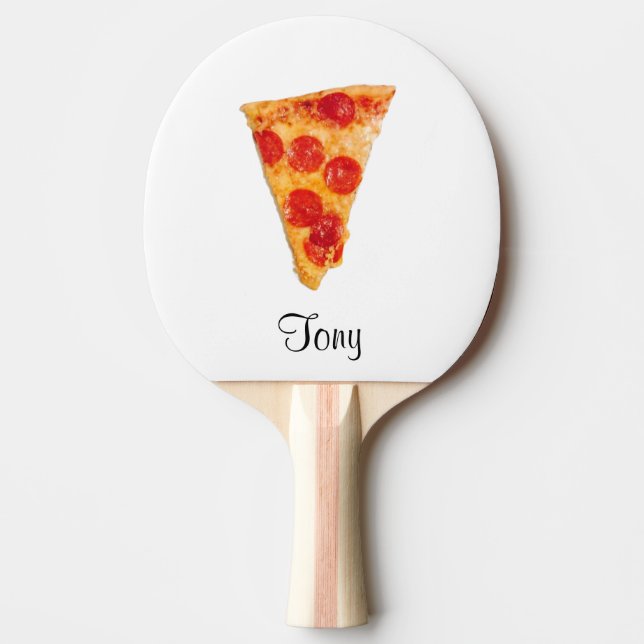 Pepperoni Pizza Slice 4Tony Ping Pong Paddle (Front)
