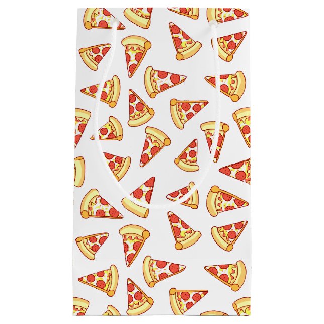 Pepperoni Pizza Slice Drawing Pattern Gift Bag (Front)