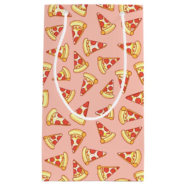 Pepperoni Pizza Slice Drawing Pattern Gift Bag (Front)