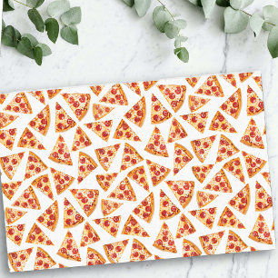 Pepperoni Pizza Slices Fun Crazy Tissue Paper