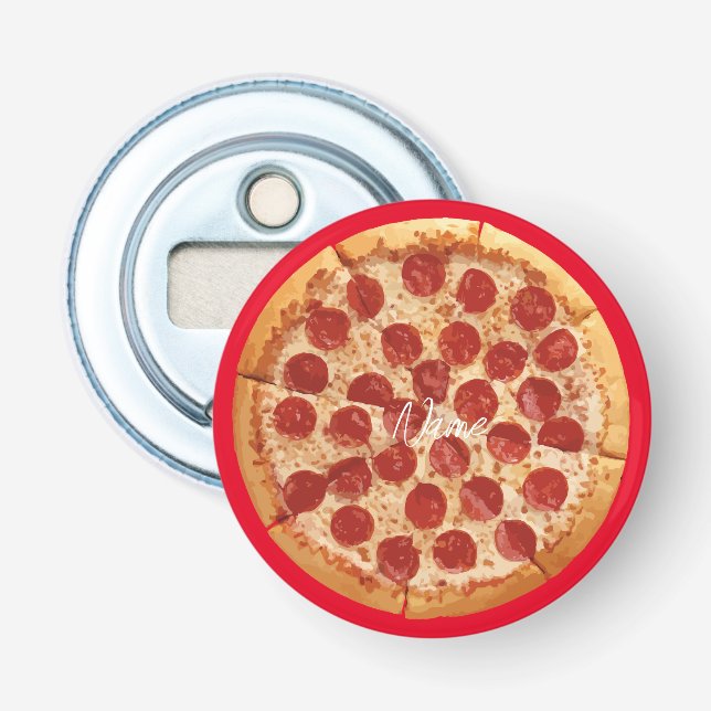 Pepperoni Pizza Thunder_Cove Bottle Opener (Front)