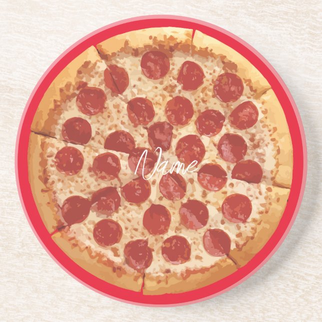 Pepperoni Pizza Thunder_Cove Coaster (Front)
