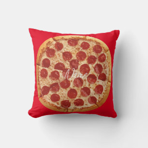 Pepperoni Pizza Thunder_Cove Cushion