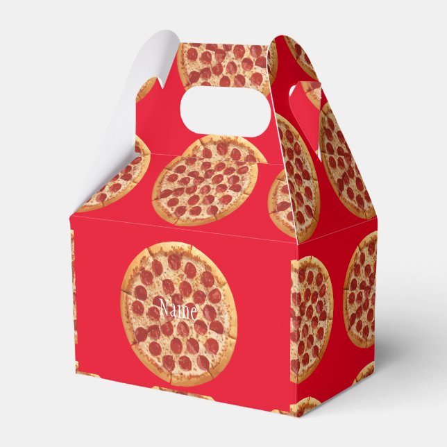 Pepperoni Pizza Thunder_Cove Favour Box (Front Side)
