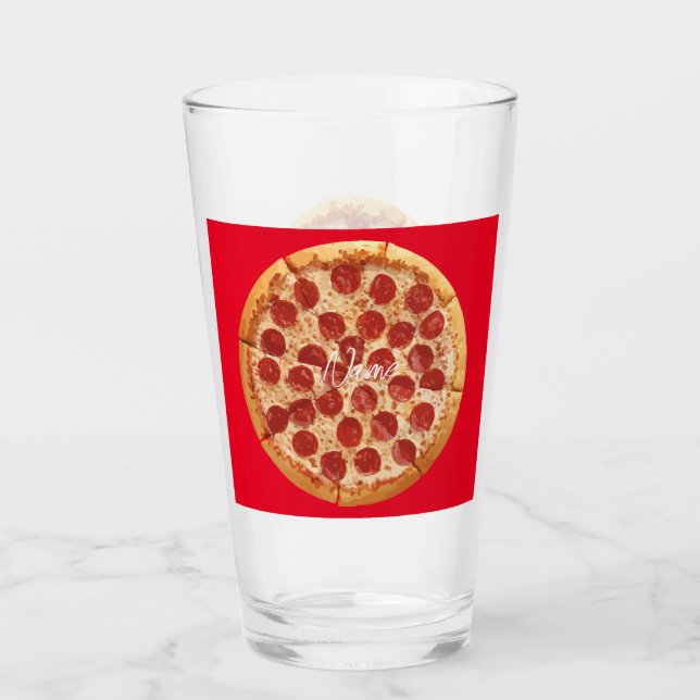 Pepperoni Pizza Thunder_Cove Glass (Front)
