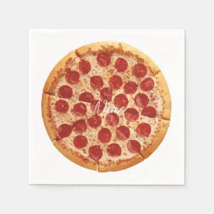 Pepperoni Pizza Thunder_Cove  Napkin