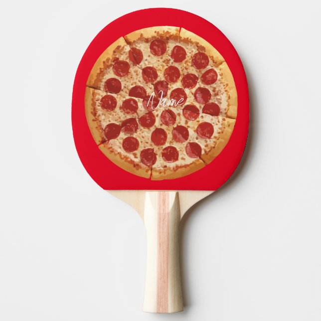 Pepperoni Pizza Thunder_Cove Ping Pong Paddle (Front)