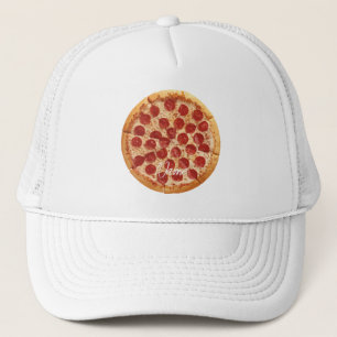 Pepperoni Pizza Thunder_Cove Trucker Hat