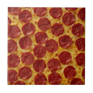 Pepperoni Pizza Tile