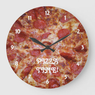 Pepperoni Pizza Time Clock