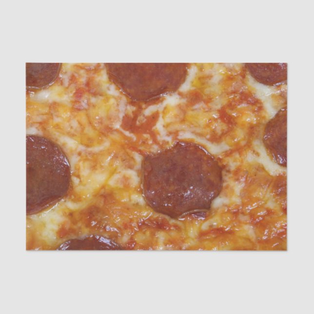 Pepperoni Pizza Tissue Paper (Front)