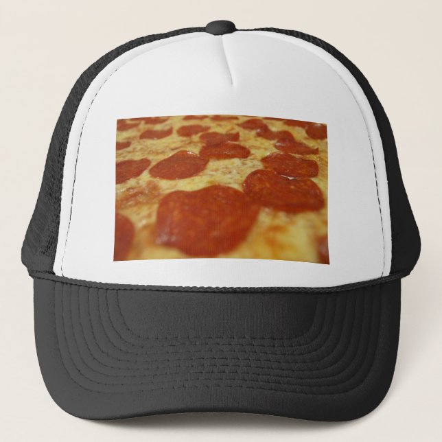 pepperoni pizza trucker hat (Front)