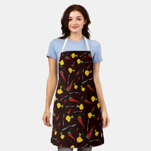 Peppers And Onions Apron