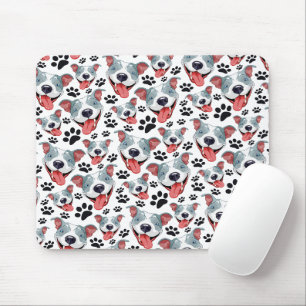 Peppy Pit Bull American Pitbull Pet Puppy Dog Mouse Pad