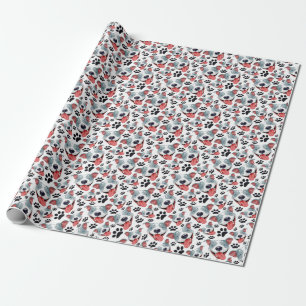 Peppy Pit Bull American Pitbull Pet Puppy Dog Wrapping Paper