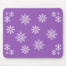 Peppy Purple Penguin snowflake 