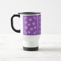 Peppy Purple Penguin Snowflake