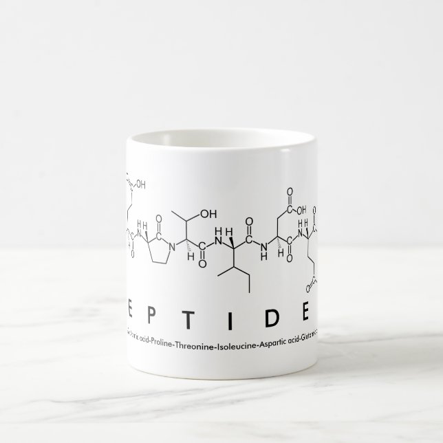 Peptides peptide word mug (Center)