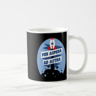 Per Aspera Ad Astra Famous Philosophy Quotes Premi Coffee Mug
