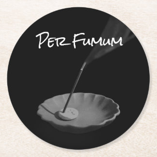 Per Fumum (type 2) Round Paper Coaster