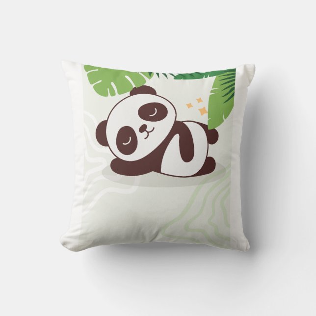 per pillow for kids panda (Front)