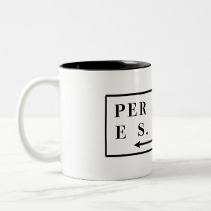 Per Rialto e S. Marco, Venice, Italian Street Sign Two-Tone Coffee Mug