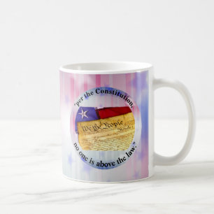 "per the Constitution, no one is above the law." Coffee Mug