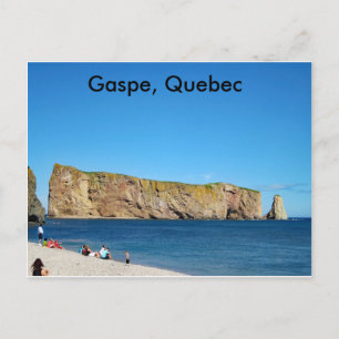 Percé Rock in the Gulf of the St. Lawrence Postcard