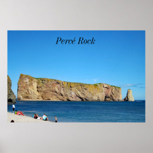 Percé Rock in the Gulf of the St. Lawrence Poster
