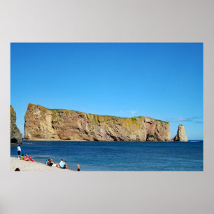 Percé Rock in the Gulf of the St. Lawrence Poster