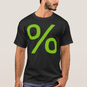 Percent - Martian Green T-Shirt
