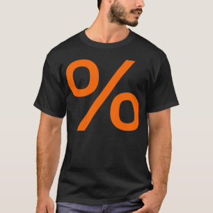 Percent - Orange T-Shirt