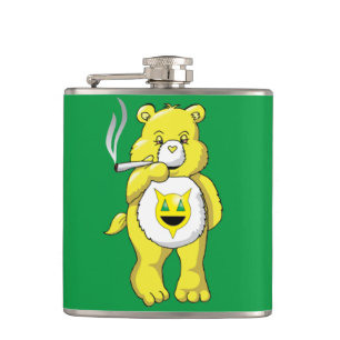 Percentum Bear Hip Flask