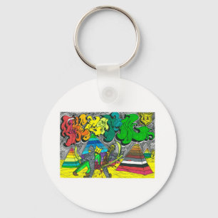Percentum Chopping Mummies Key Ring