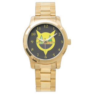 PERCENTUM DESIGNS Gold Wrist Watch