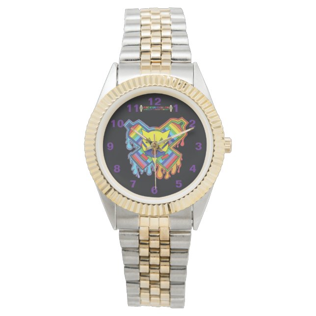 Percentum Gasmask Two Tone Watch (Front)