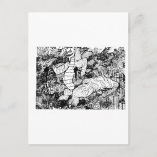 Percentum Godzilla Postcard