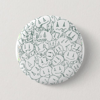 Percentum Heads 6 Cm Round Badge