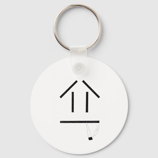 Percentum House Key Ring (Front)