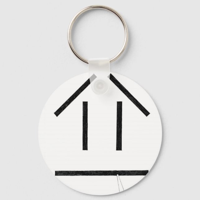 Percentum House Key Ring (Front)