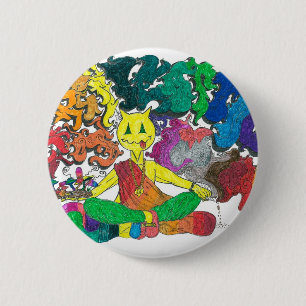 Percentum Levitating 6 Cm Round Badge