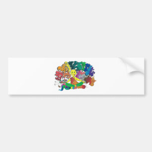 Percentum Levitating Bumper Sticker