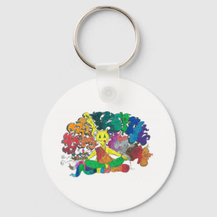 Percentum Levitating Key Ring