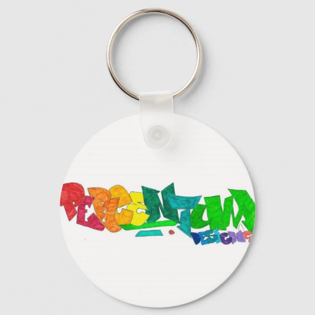 Percentum Logo Key Ring (Front)